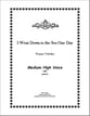 I Went Down to the Sea One Day Vocal Solo & Collections sheet music cover